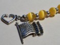 Yellow Support Our Troops Bracelet